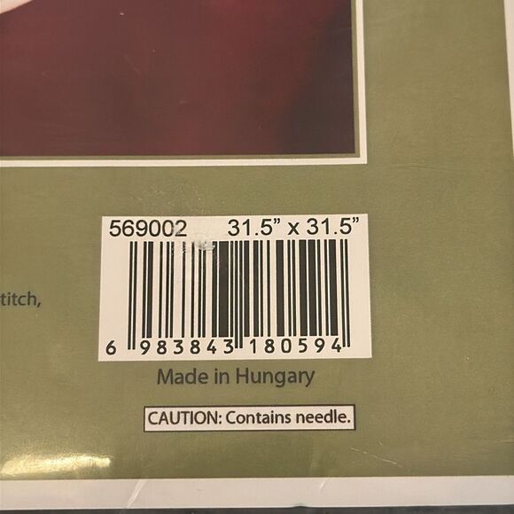 NOB HILL Linens Table Nordic Deer Topper Cross-Stitch *NEW* - Picture 5 of 6